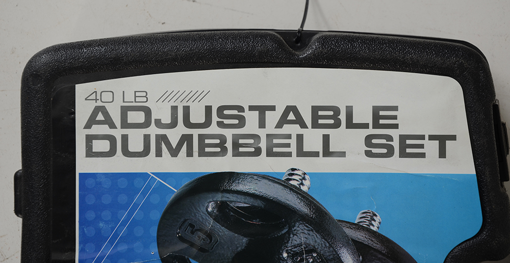 Everlast Freestanding Heavy Bag and Weight Set