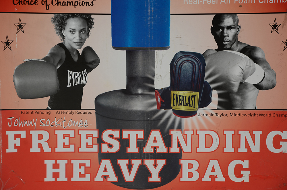 Everlast Freestanding Heavy Bag and Weight Set