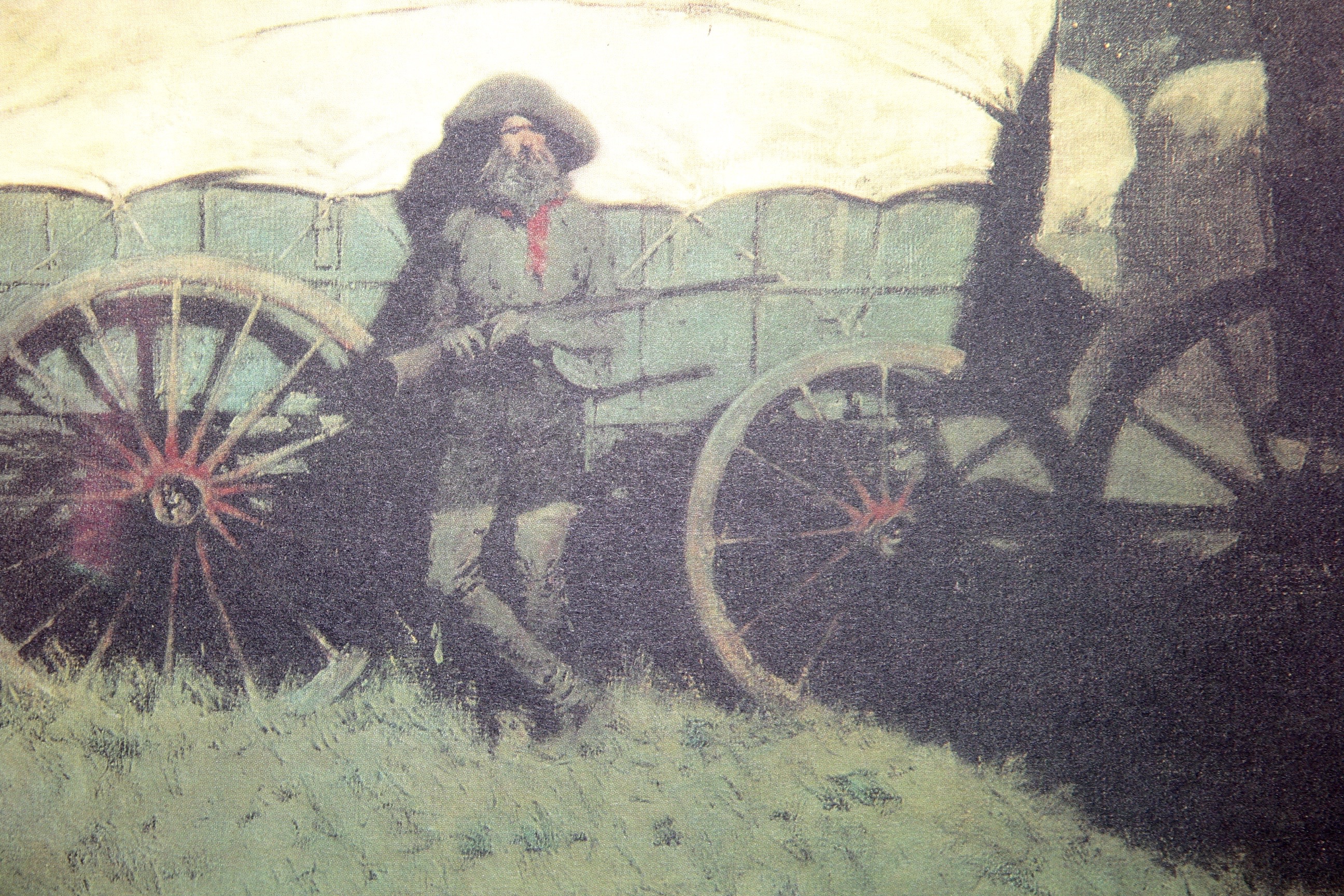 Offset Lithograph After Frederic Remington's 1907 Painting "The Sentinel"