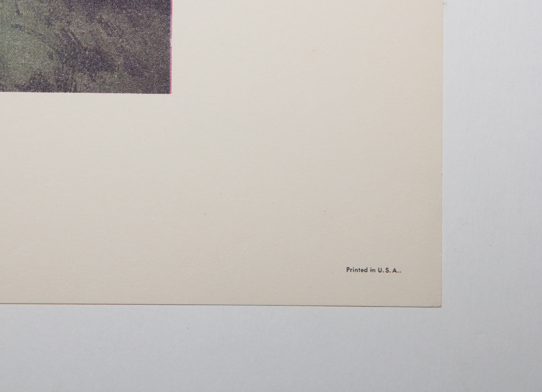 Offset Lithograph After Frederic Remington's 1907 Painting "The Sentinel"