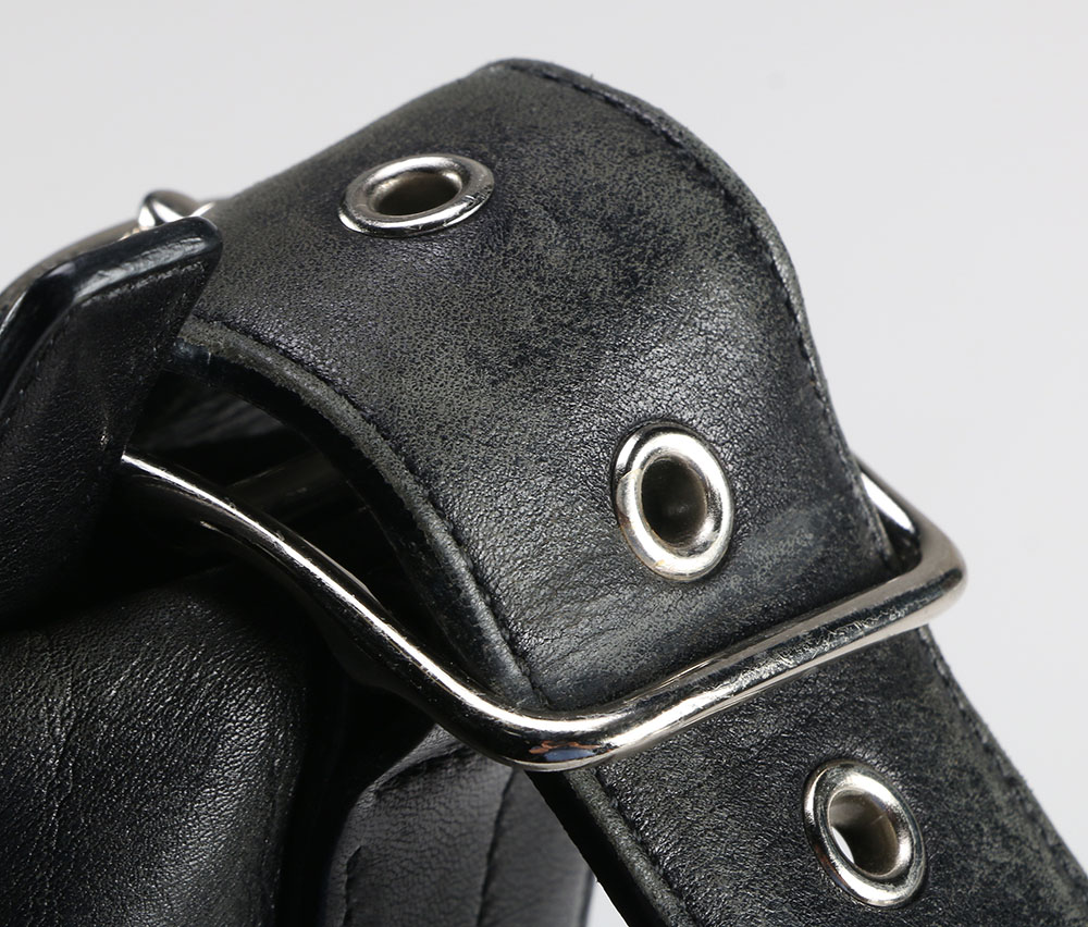 Black Leather Legacy Coach Tote