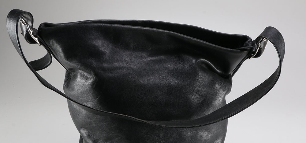 Black Leather Legacy Coach Tote
