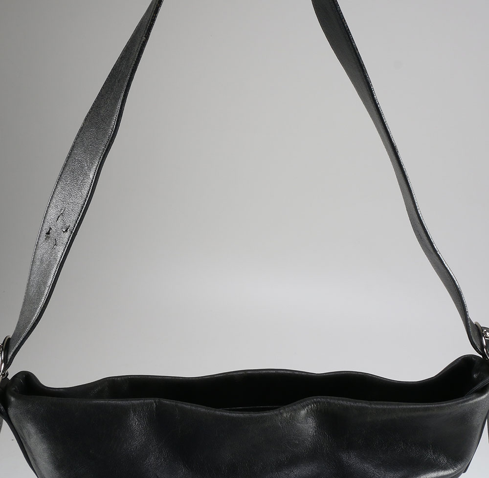 Black Leather Legacy Coach Tote