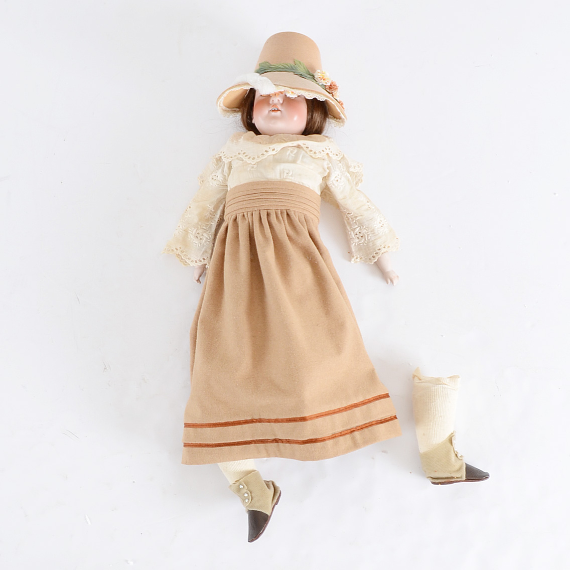 Antique German Kestner Bisque Doll