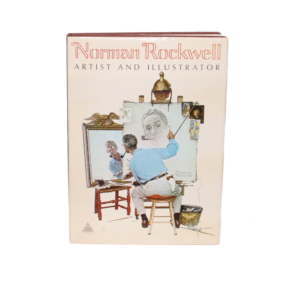 Vintage Hardcover "Norman Rockwell Artist and Illustrator" Art Book