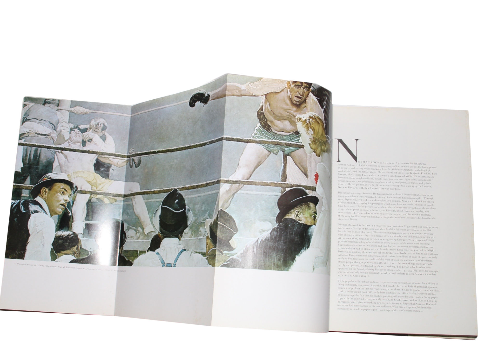 Vintage Hardcover "Norman Rockwell Artist and Illustrator" Art Book