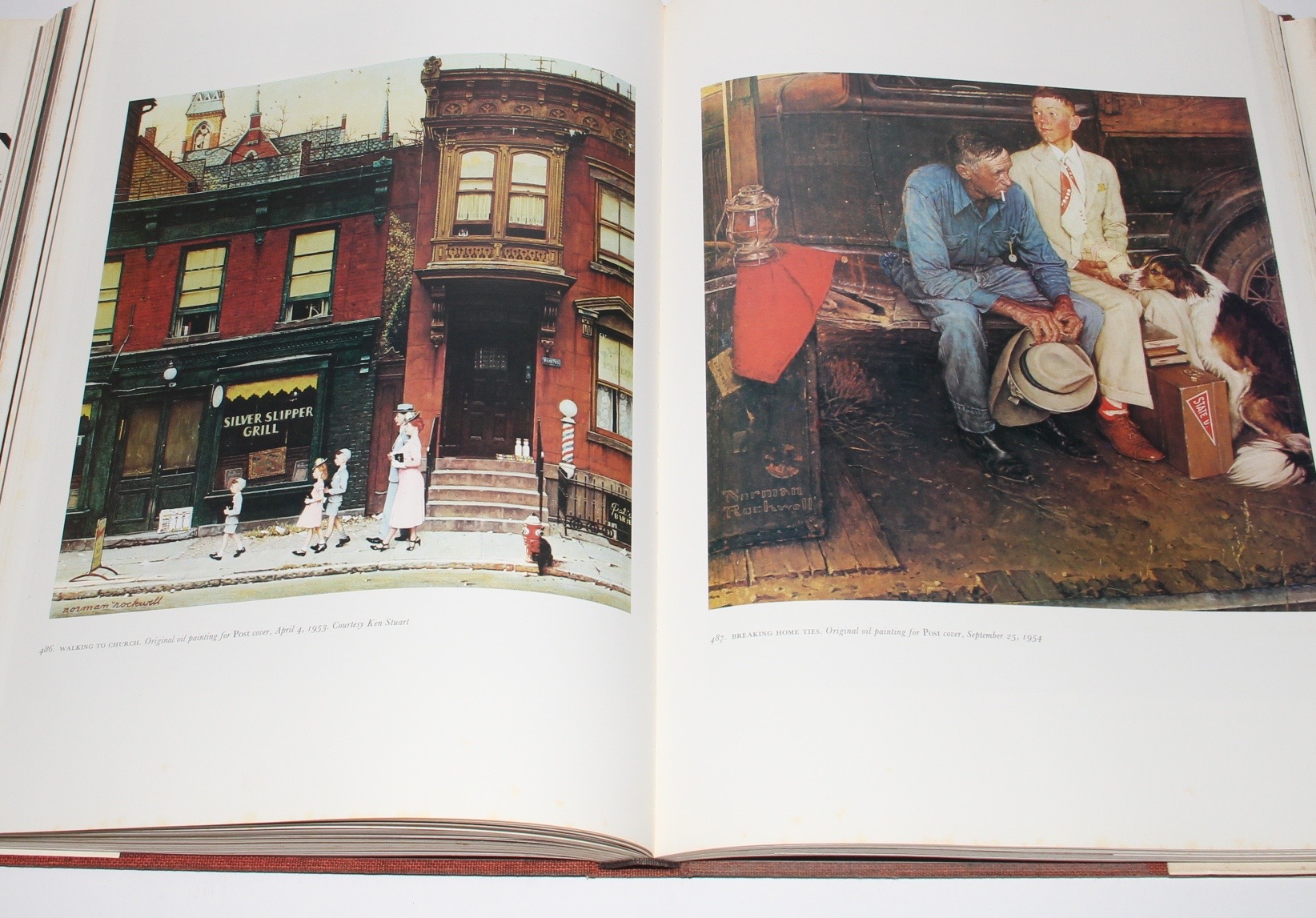 Vintage Hardcover "Norman Rockwell Artist and Illustrator" Art Book