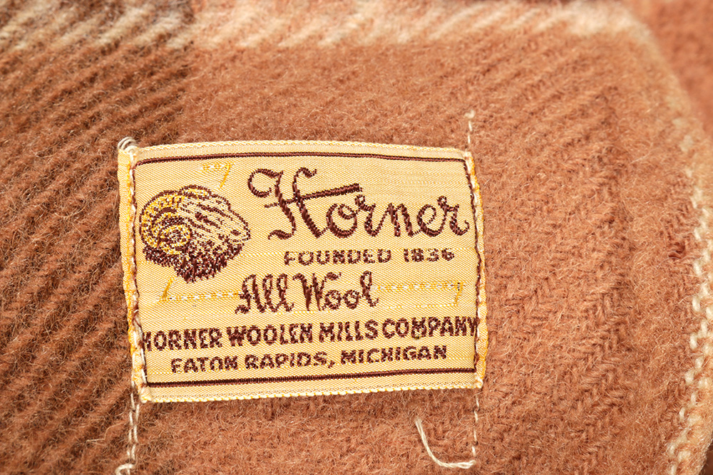 Vintage Horner Woolen Mills Men's Wool Scarf