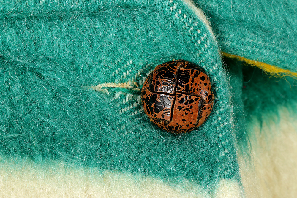 Circa 1920s Vintage Hudson's Bay Company Wool Blanket Coat