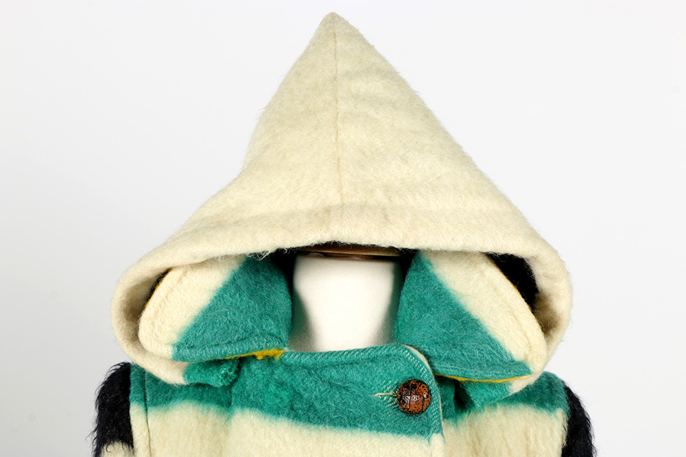 Circa 1920s Vintage Hudson's Bay Company Wool Blanket Coat