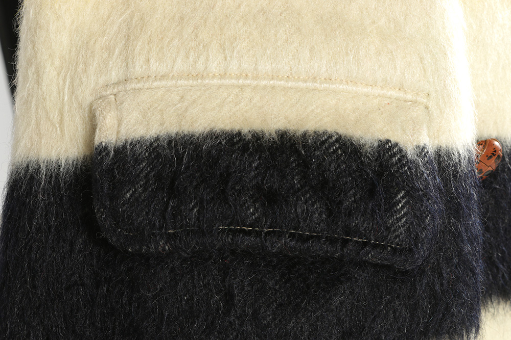 Circa 1920s Vintage Hudson's Bay Company Wool Blanket Coat