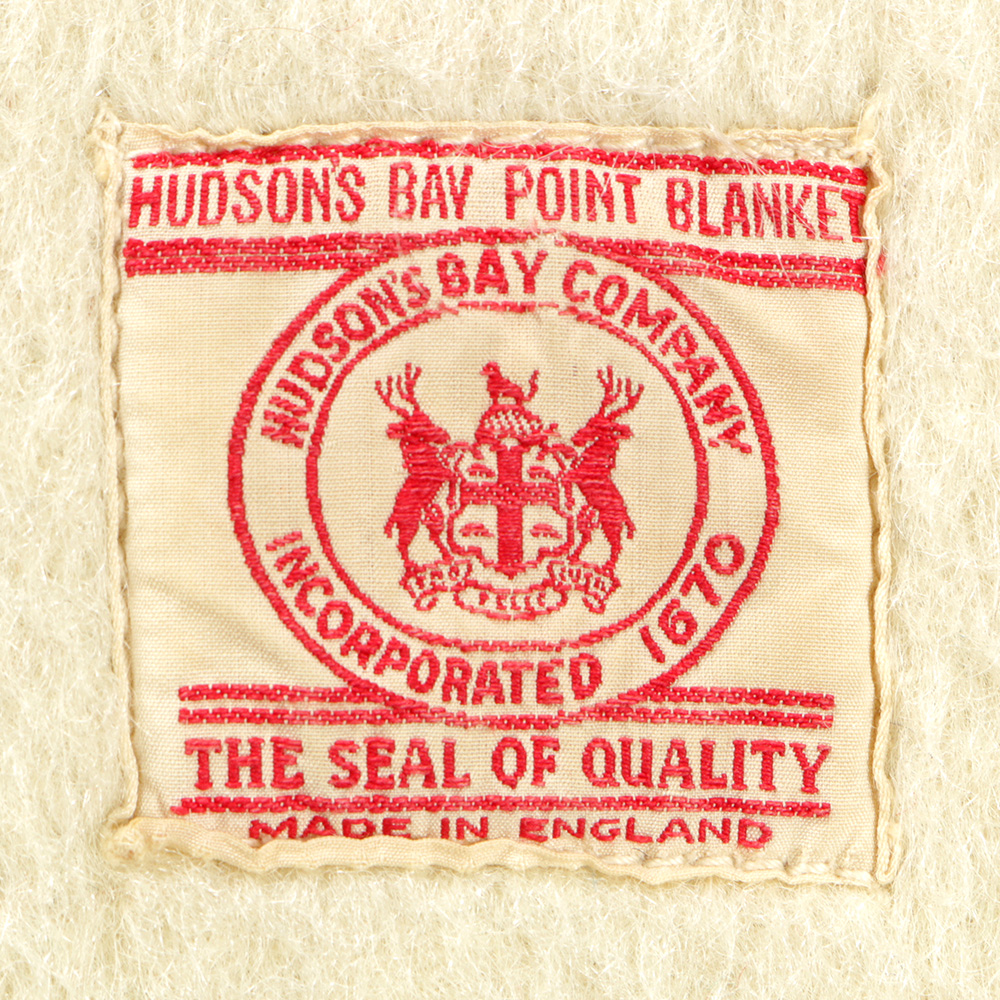 Circa 1920s Vintage Hudson's Bay Company Wool Blanket Coat