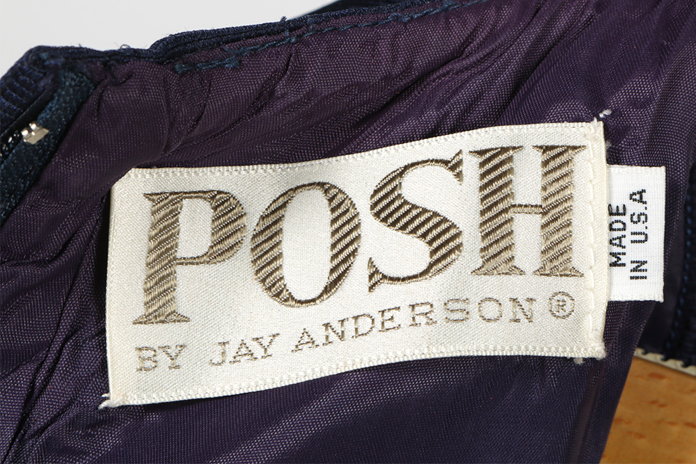 Vintage Navy and White Women's Dresses