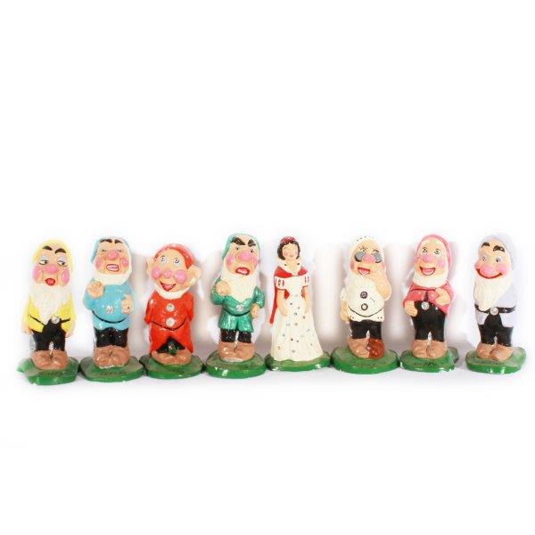 Handmade Snow White and the Seven Dwarfs Figurines