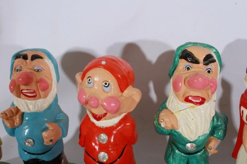 Handmade Snow White and the Seven Dwarfs Figurines