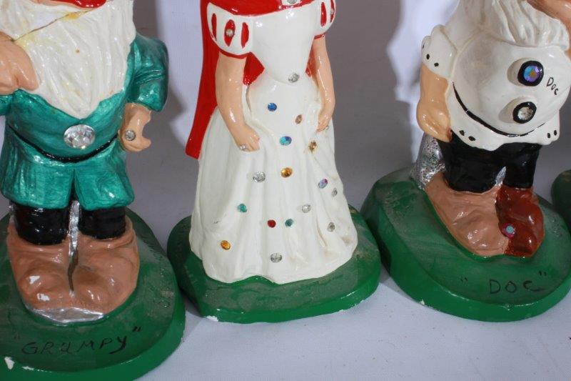 Handmade Snow White and the Seven Dwarfs Figurines