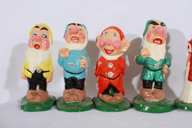 Handmade Snow White and the Seven Dwarfs Figurines