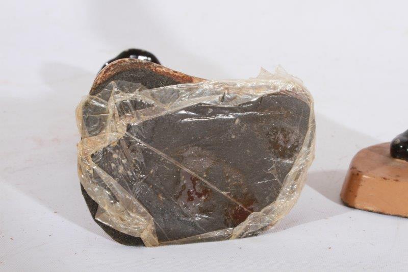 Pair Hand-Painted Cast Iron Old Salt Bookends