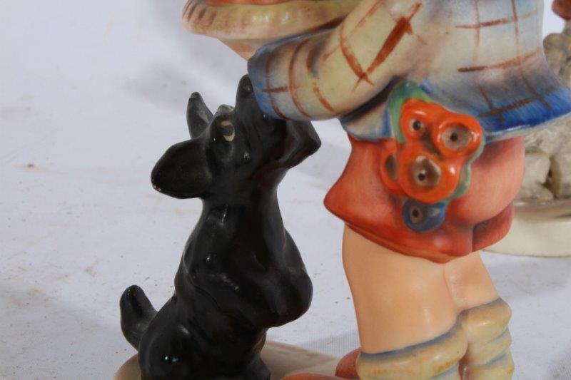 Vintage Hummel Figurines "Begging His Share" and "Not For You"