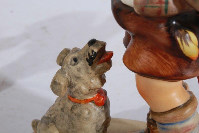 Vintage Hummel Figurines "Begging His Share" and "Not For You"