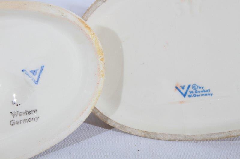 Vintage Hummel Figurines "Begging His Share" and "Not For You"