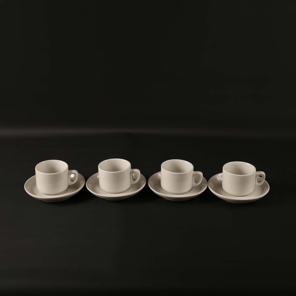 Set of Tognana Espresso Cups and Saucers