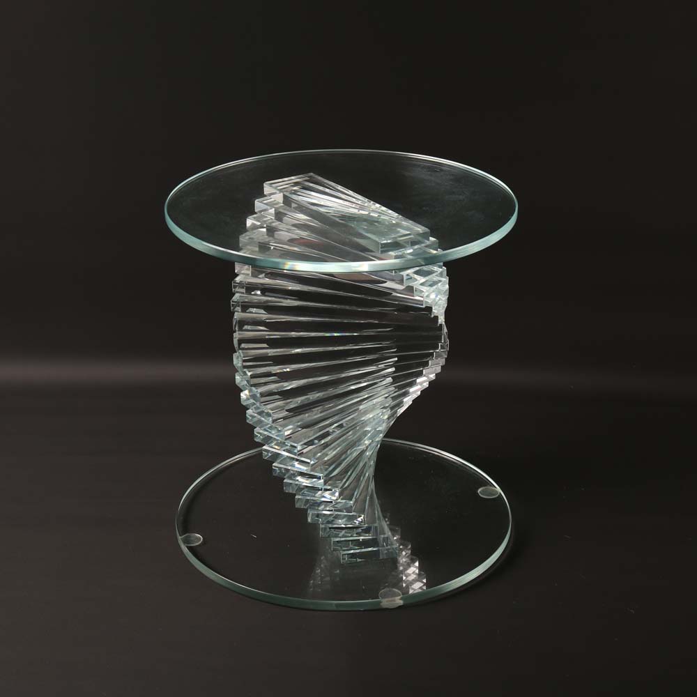 Modern Glass Pedestal