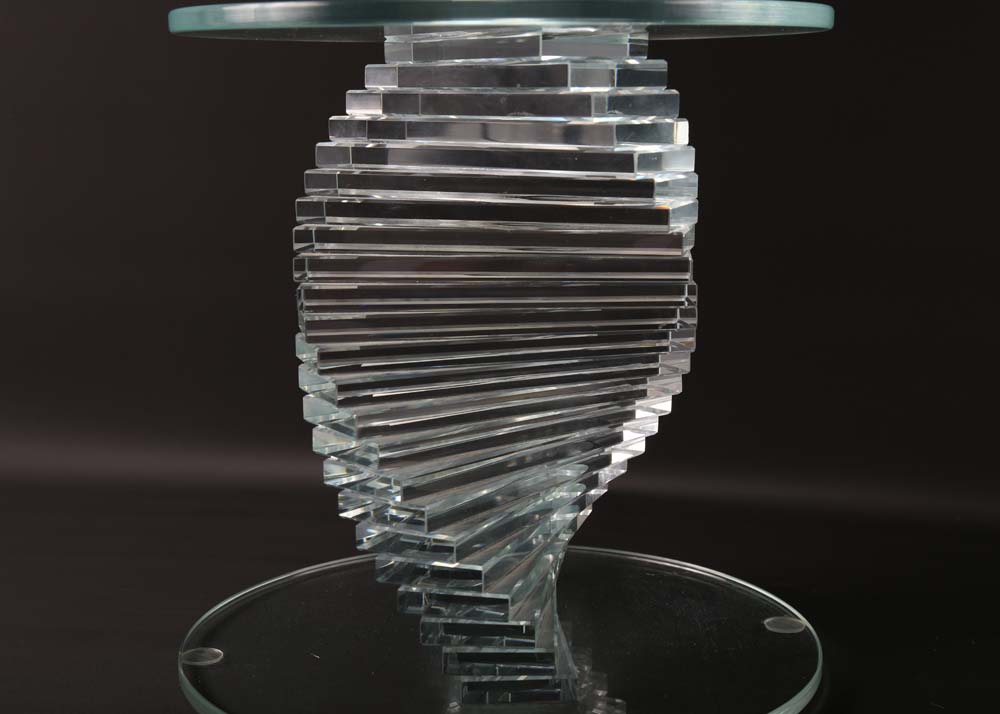 Modern Glass Pedestal