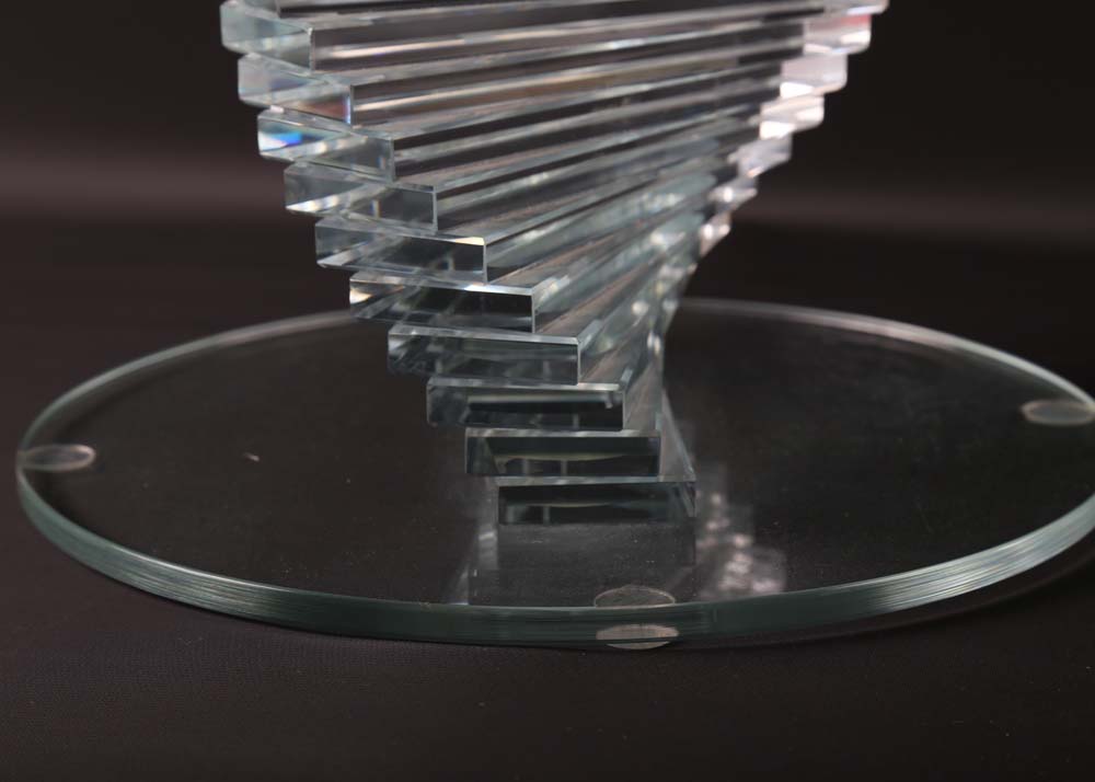 Modern Glass Pedestal