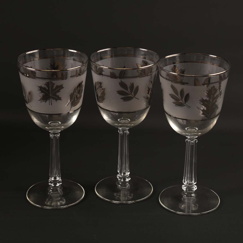 Set of Glass Stemware