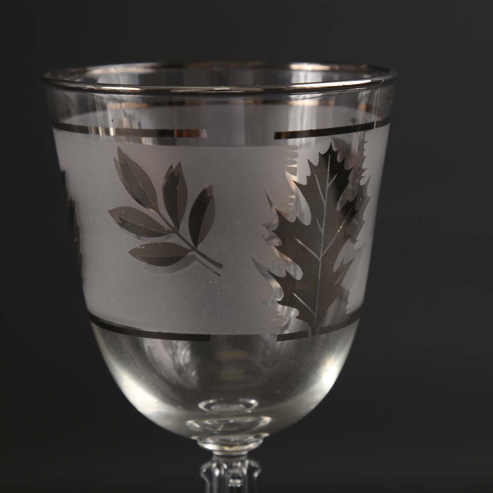 Set of Glass Stemware