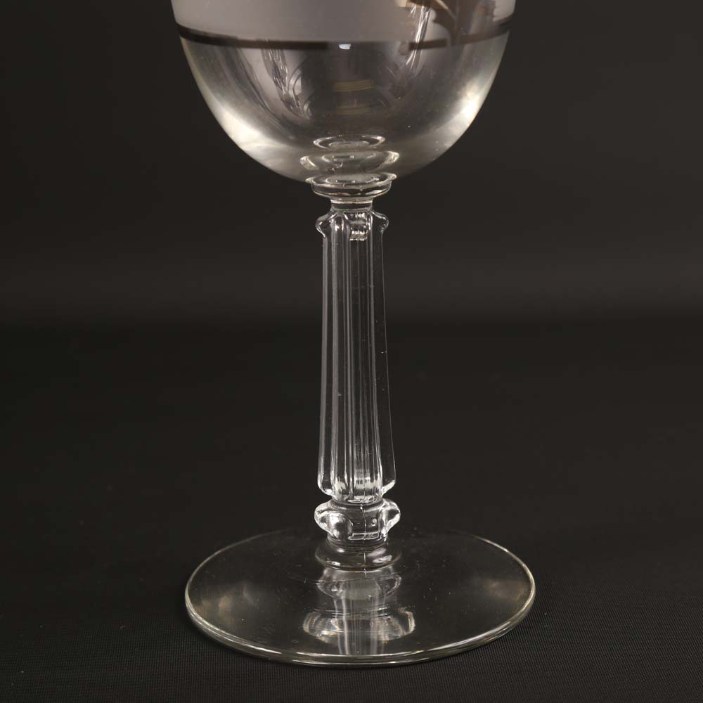 Set of Glass Stemware