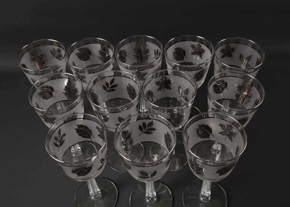Set of Glass Stemware