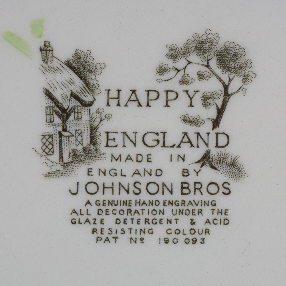 "Happy England" Decorative Plate by Johnson Bros