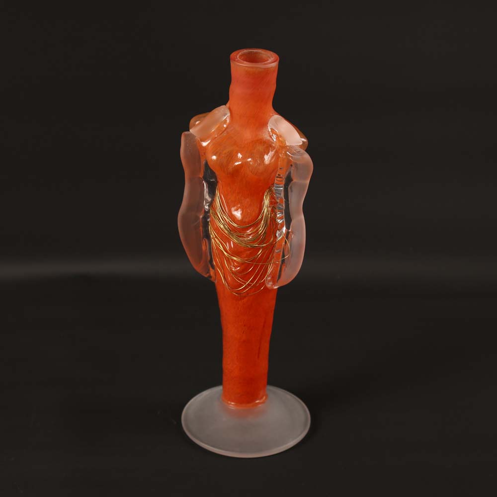 Venetian Glass Figural Bud Vase