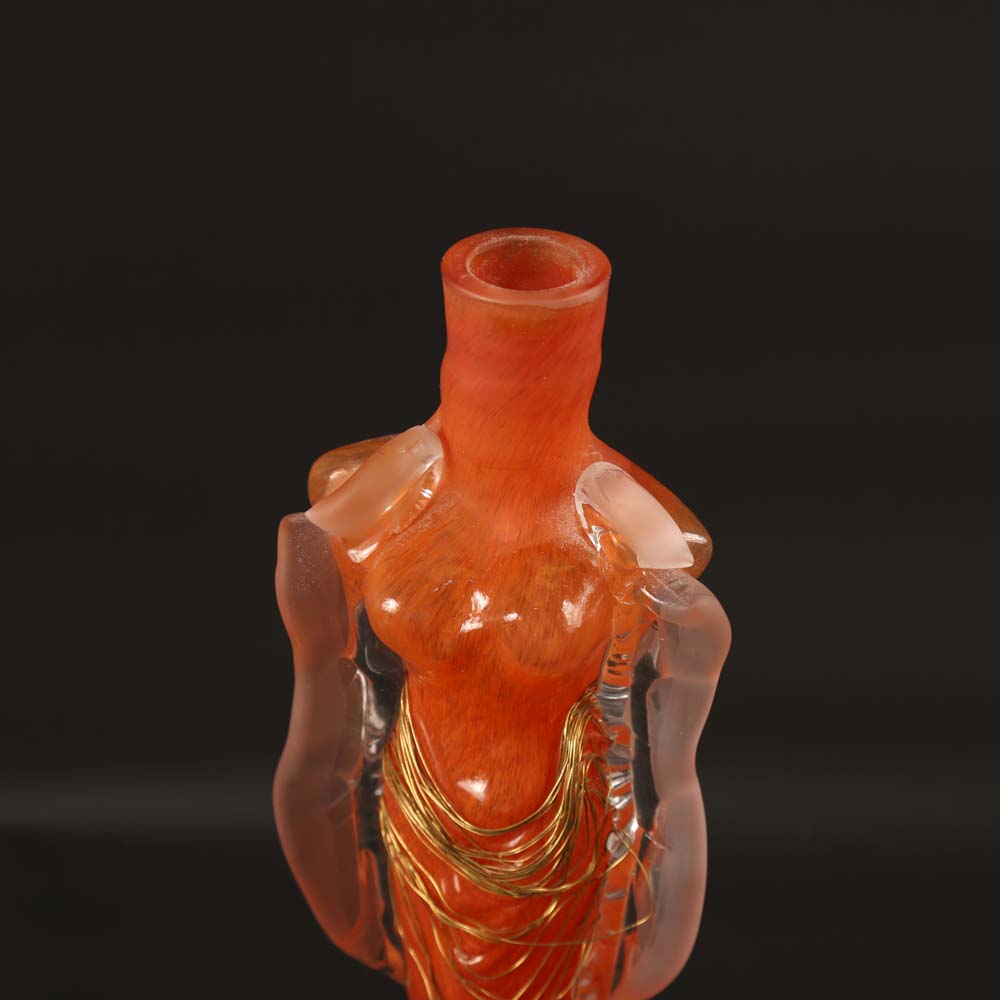 Venetian Glass Figural Bud Vase