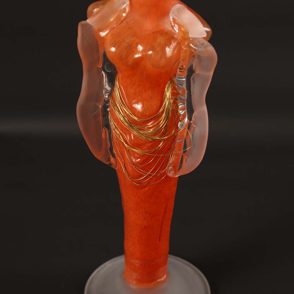 Venetian Glass Figural Bud Vase
