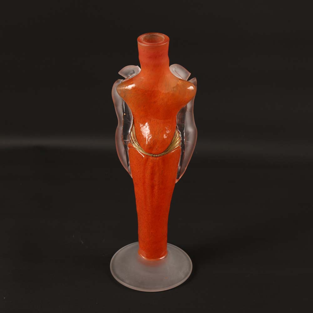 Venetian Glass Figural Bud Vase