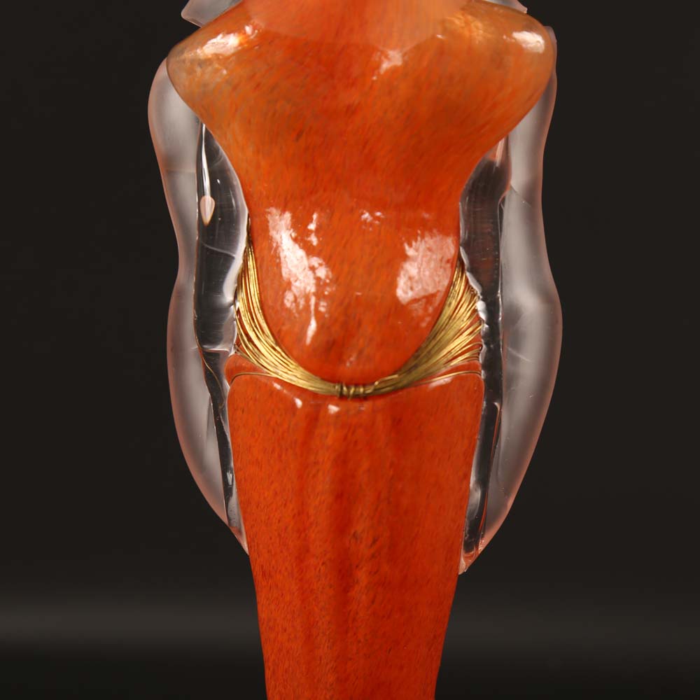 Venetian Glass Figural Bud Vase