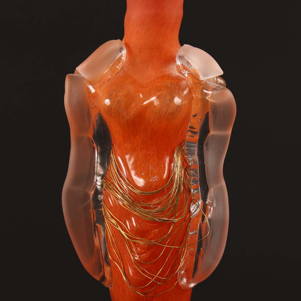 Venetian Glass Figural Bud Vase