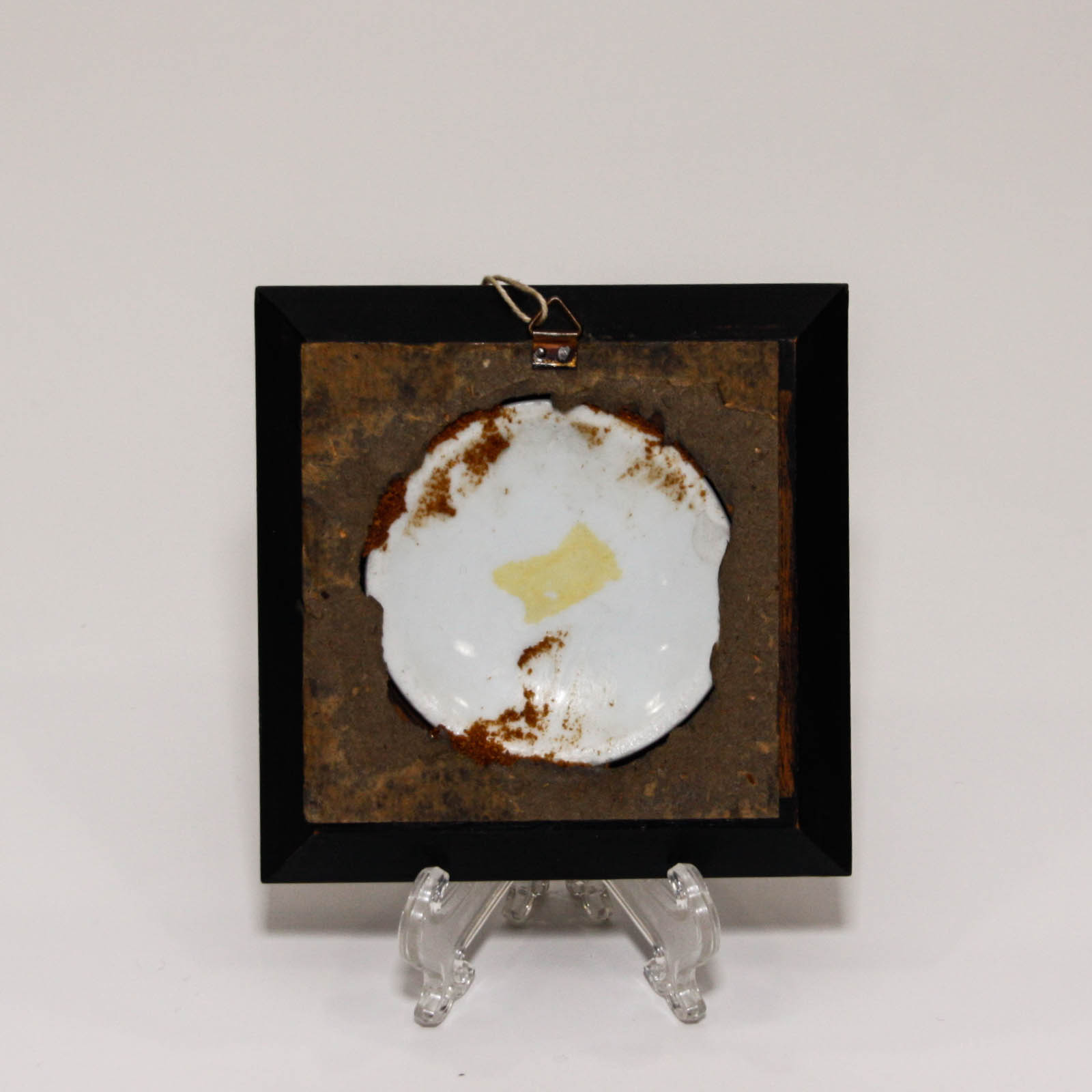 Antique Handpainted Oil on Porcelain Portrait