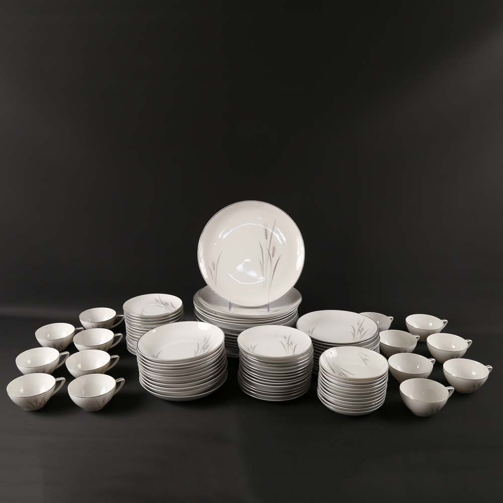 Fine China of Japan Platinum Wheat Collection