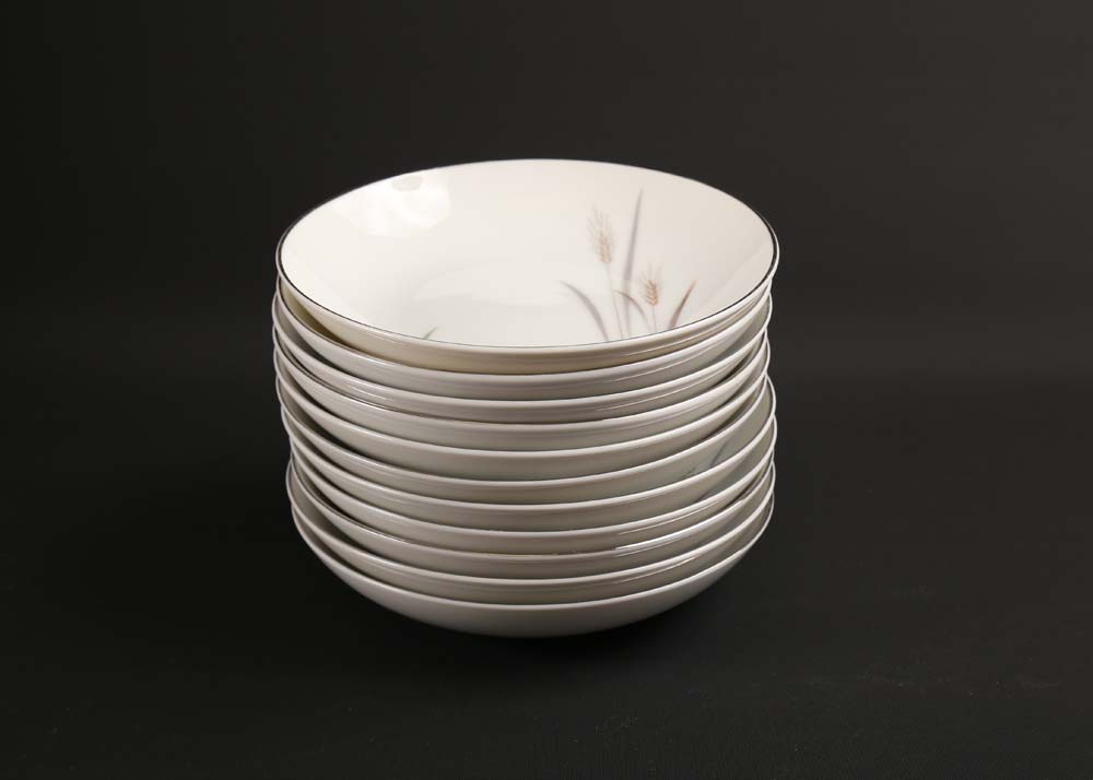 Fine China of Japan Platinum Wheat Collection