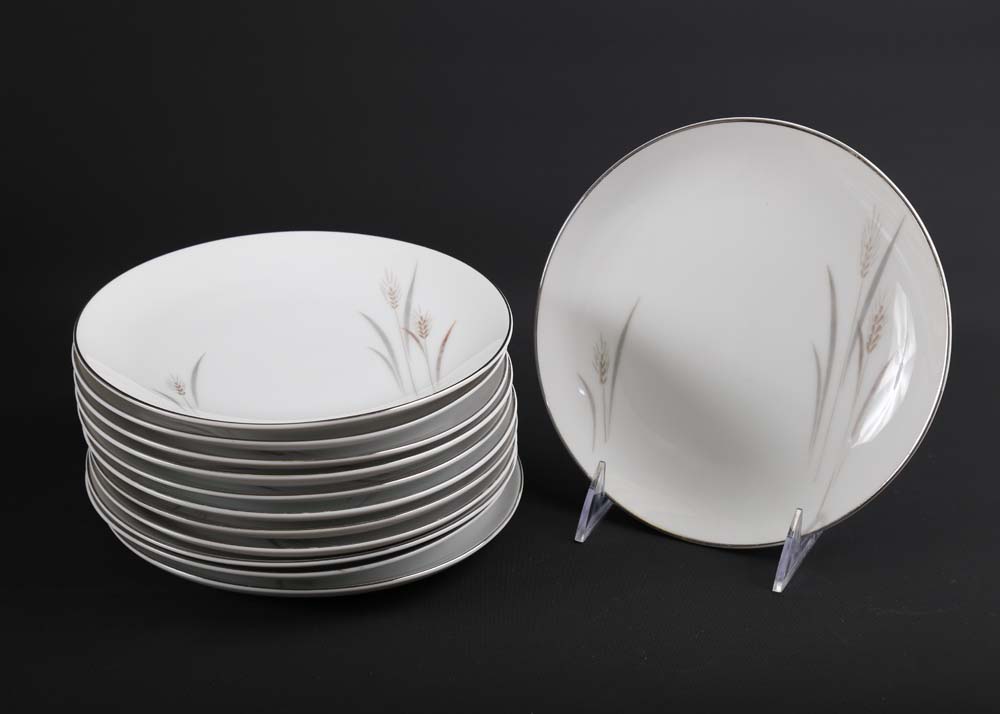 Fine China of Japan Platinum Wheat Collection