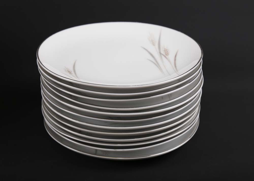 Fine China of Japan Platinum Wheat Collection