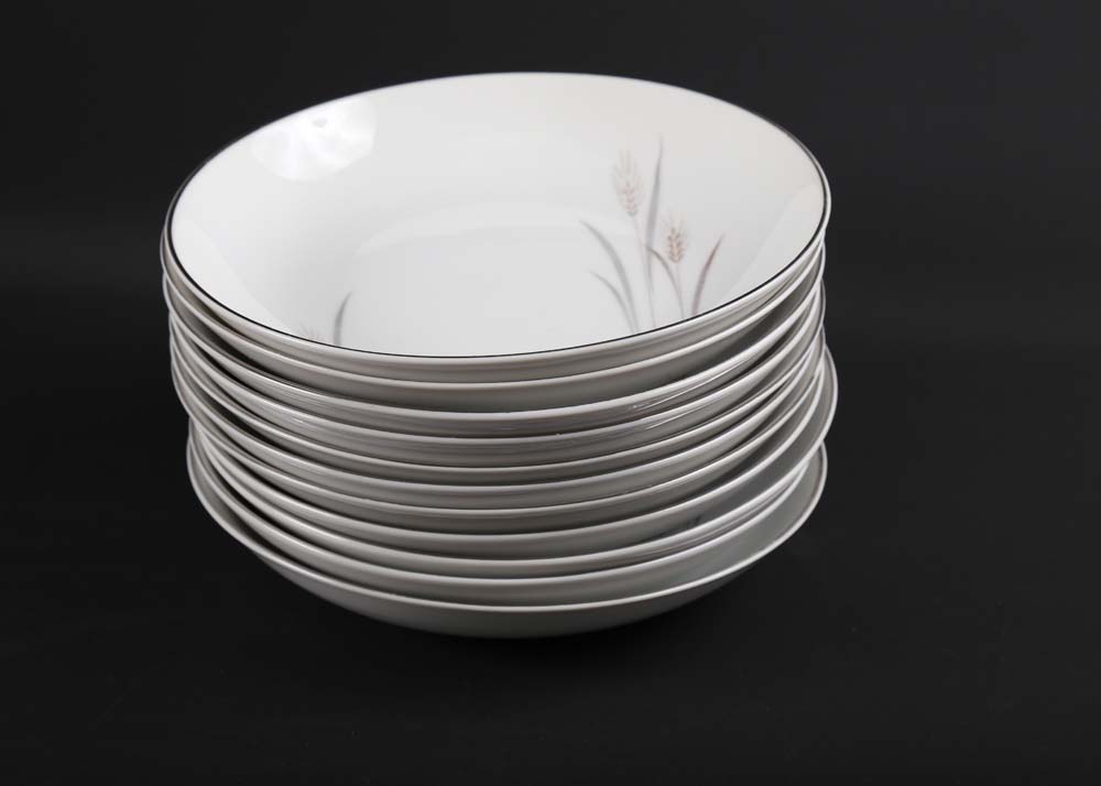Fine China of Japan Platinum Wheat Collection