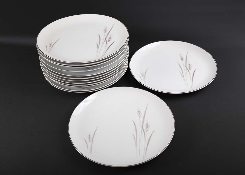 Fine China of Japan Platinum Wheat Collection