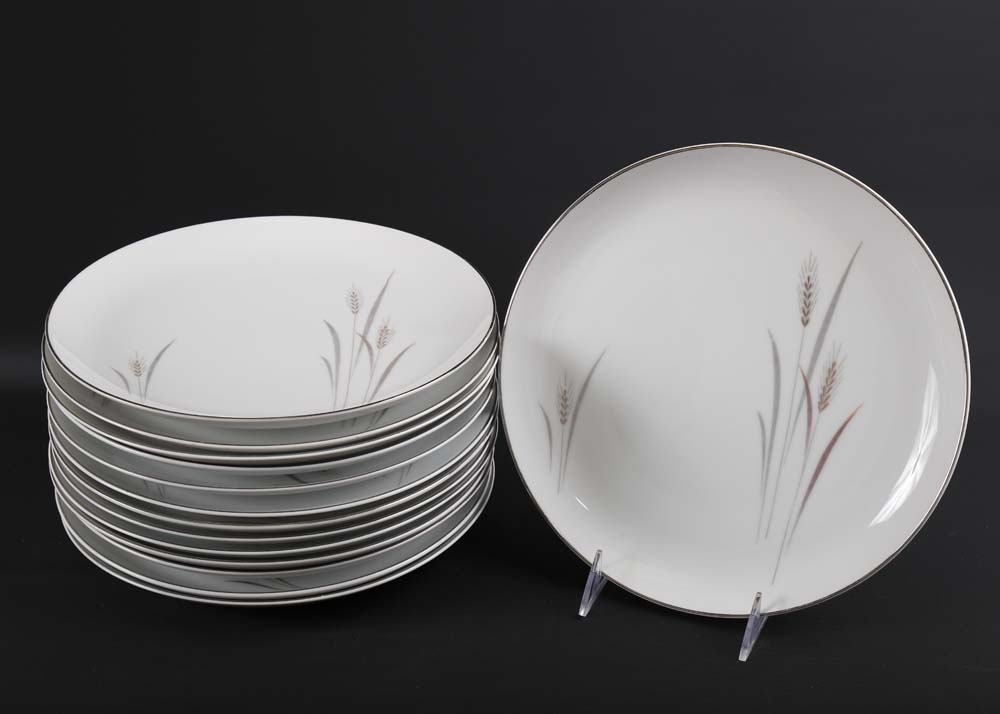 Fine China of Japan Platinum Wheat Collection