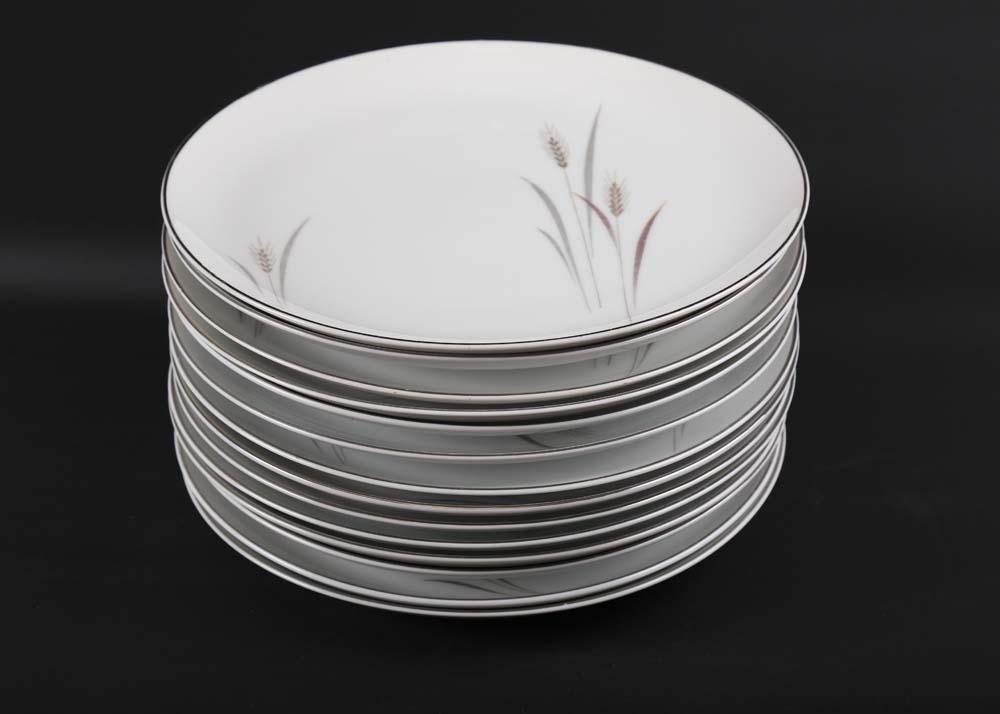 Fine China of Japan Platinum Wheat Collection
