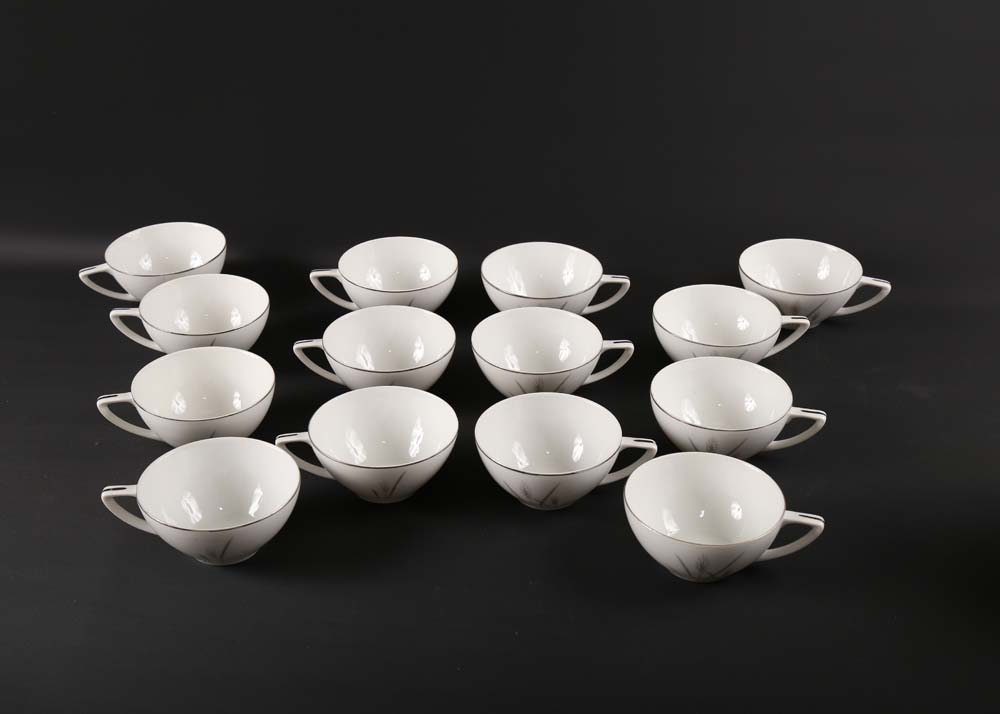 Fine China of Japan Platinum Wheat Collection